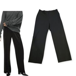 Babaton Atelier Aritizia Women 16 Black High Waisted Dress Work Wool Blend Pants